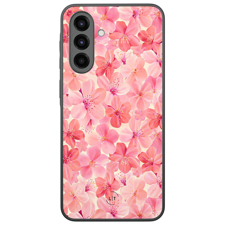 Leuke Telefoonhoesjes Samsung Galaxy A36 backcover hoesje - Pink flowers