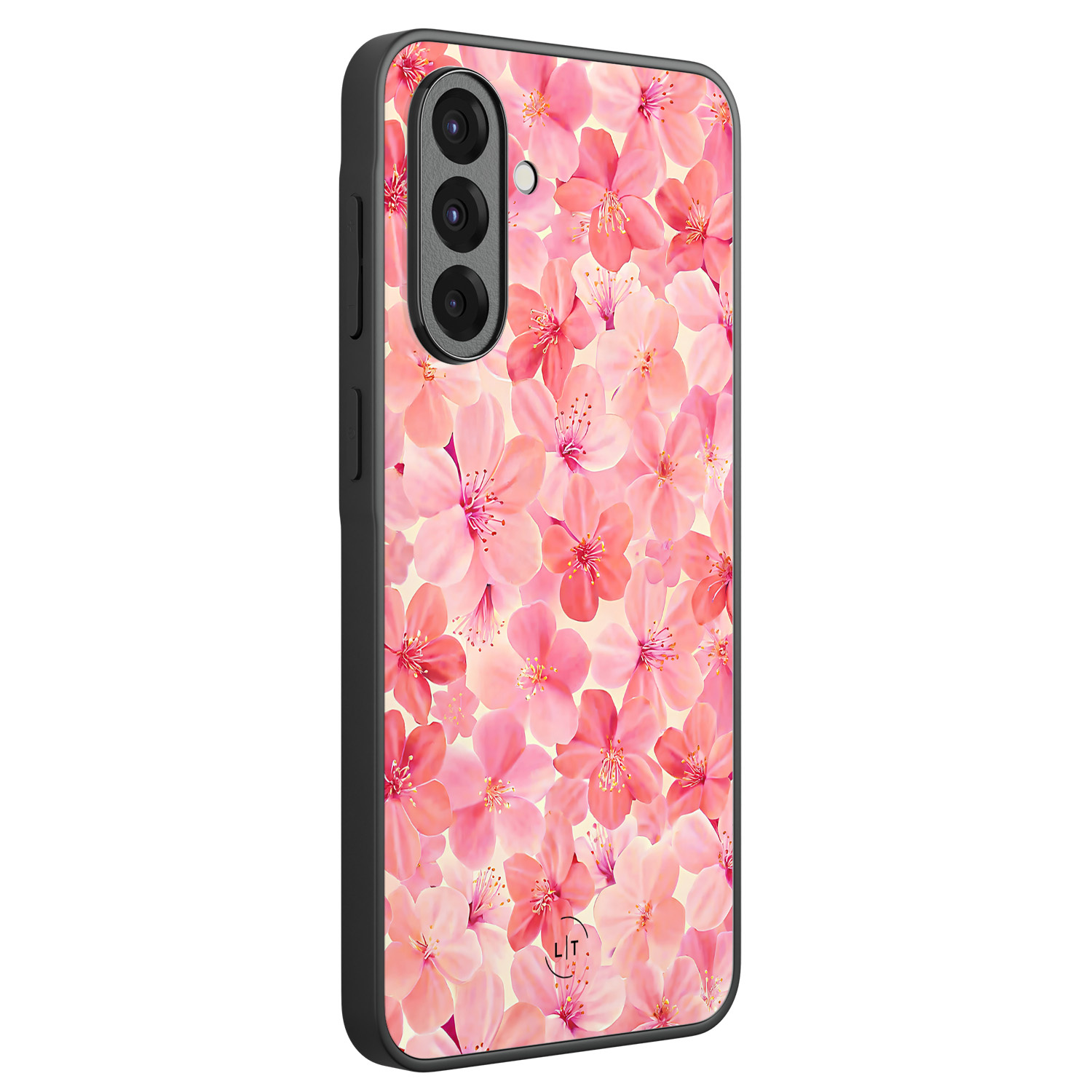 Leuke Telefoonhoesjes Samsung Galaxy A36 backcover hoesje - Pink flowers