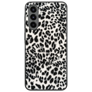 Leuke Telefoonhoesjes Samsung Galaxy A36 backcover hoesje - Luipaard grijs