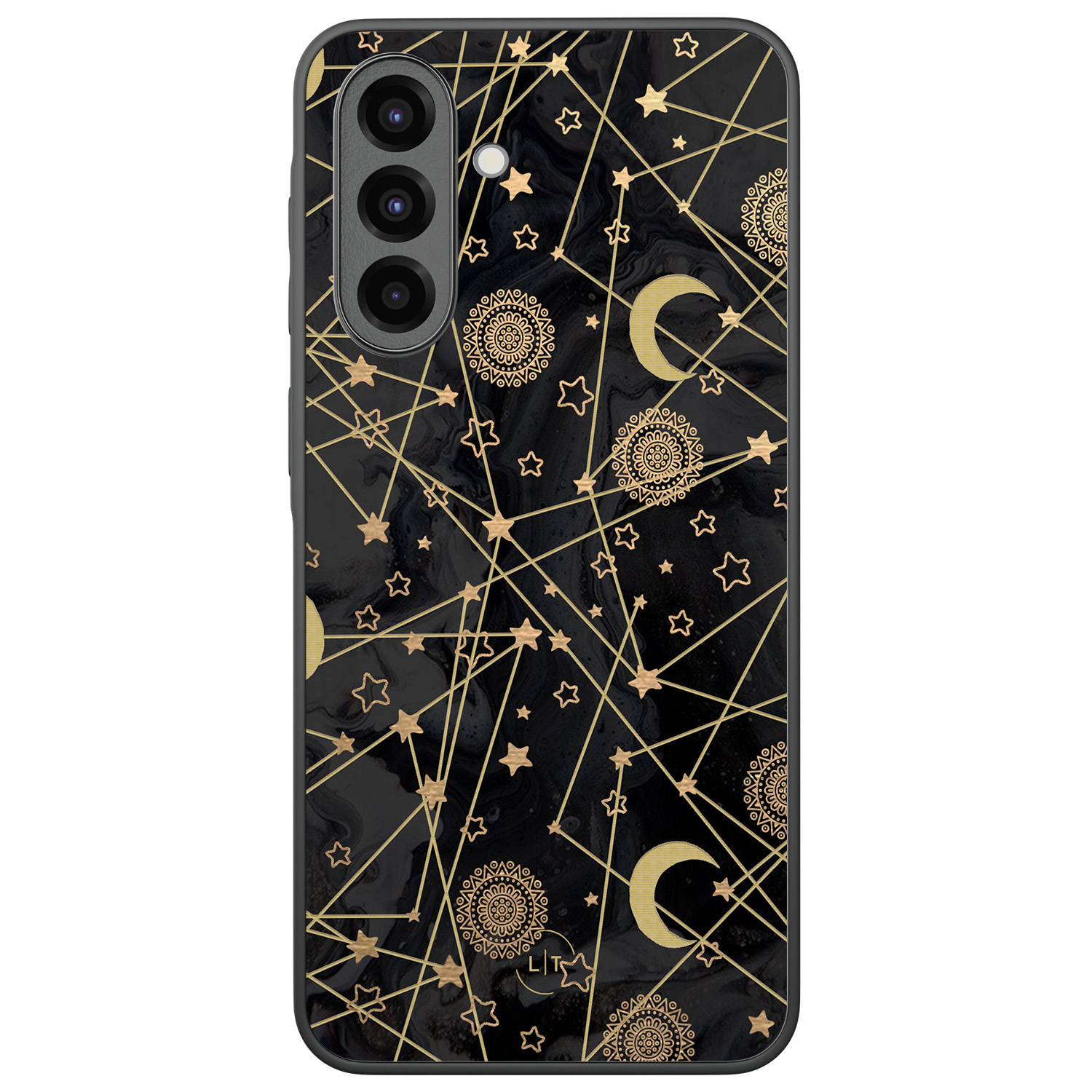Leuke Telefoonhoesjes Samsung Galaxy A36 backcover hoesje - Sun, moon, stars