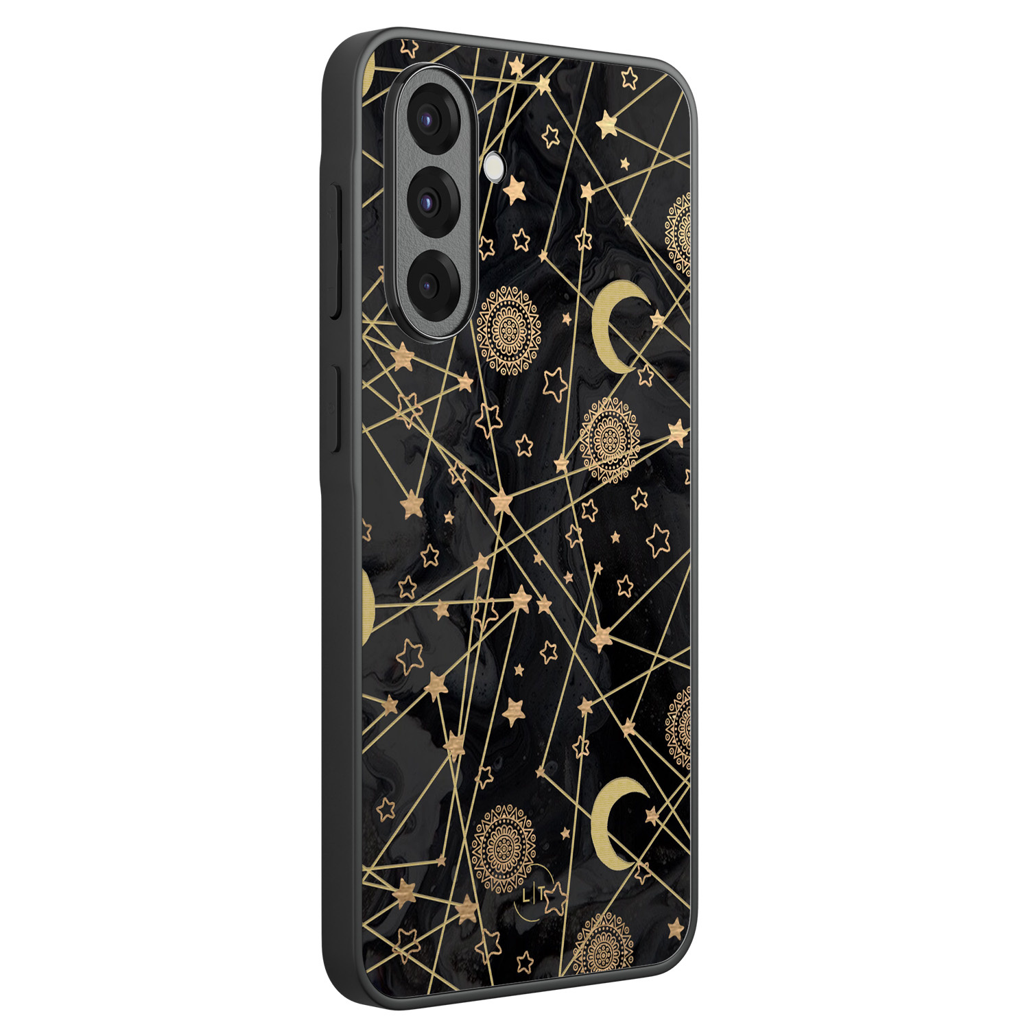 Leuke Telefoonhoesjes Samsung Galaxy A36 backcover hoesje - Sun, moon, stars