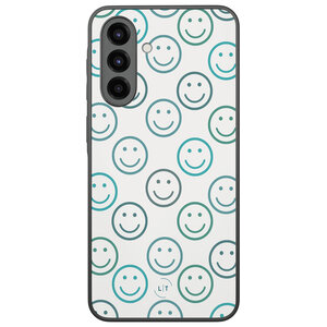 Leuke Telefoonhoesjes Samsung Galaxy A36 backcover hoesje - Happy faces