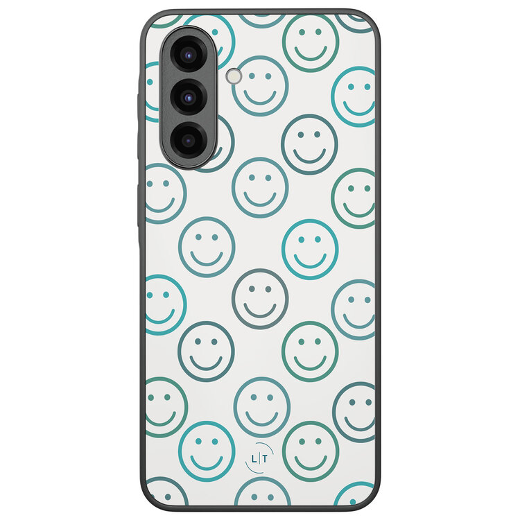 Leuke Telefoonhoesjes Samsung Galaxy A36 backcover hoesje - Happy faces