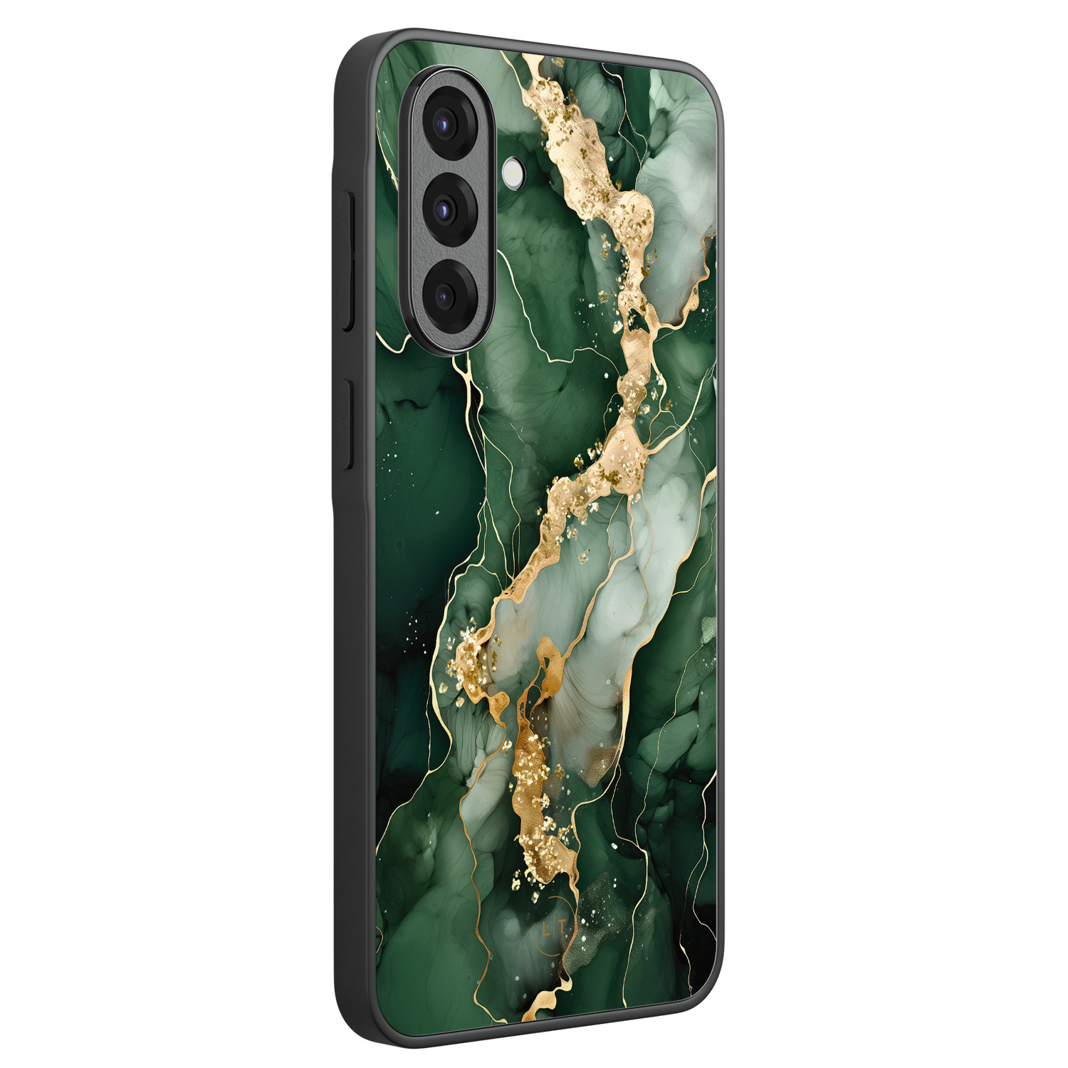 Leuke Telefoonhoesjes Samsung Galaxy A36 backcover hoesje - Marmer groen goud