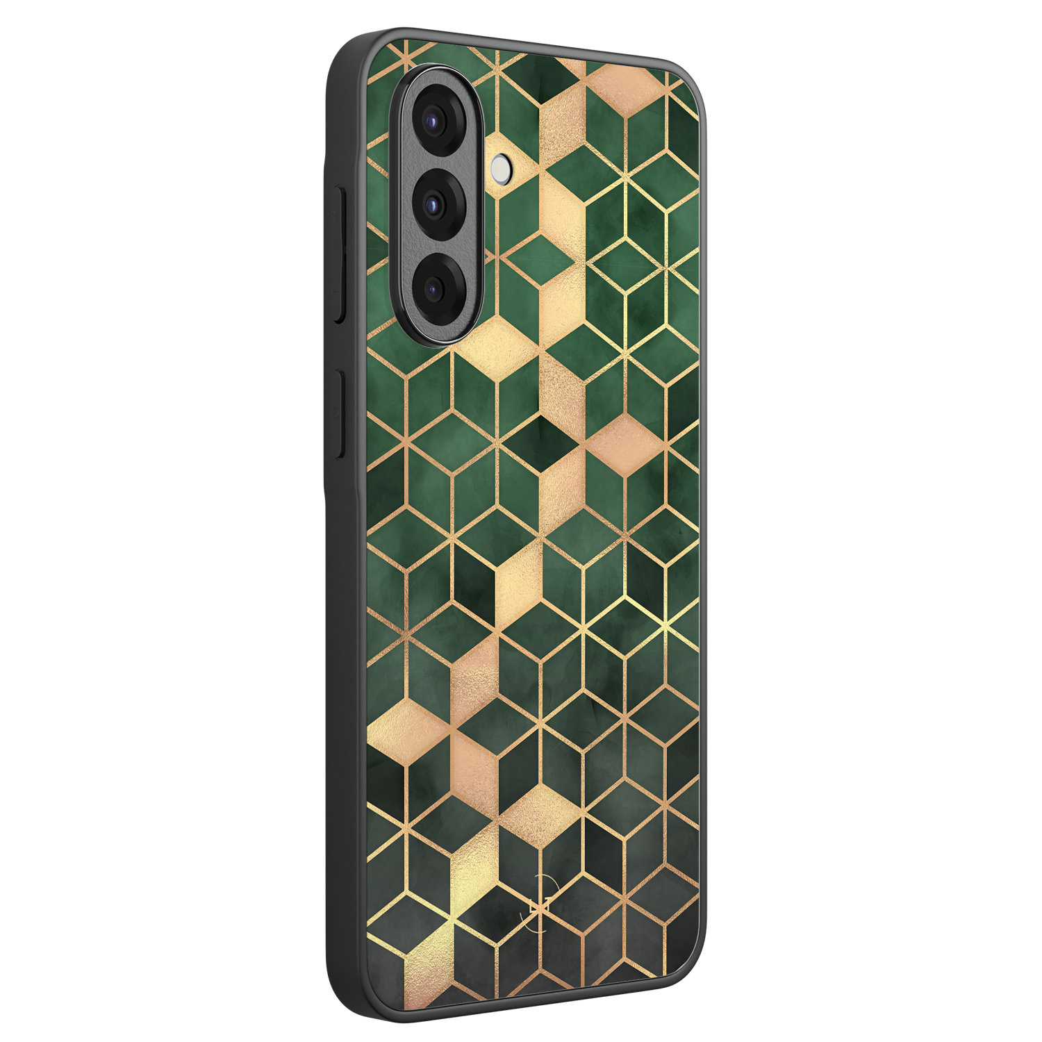 Leuke Telefoonhoesjes Samsung Galaxy A36 backcover hoesje - Kubus groen