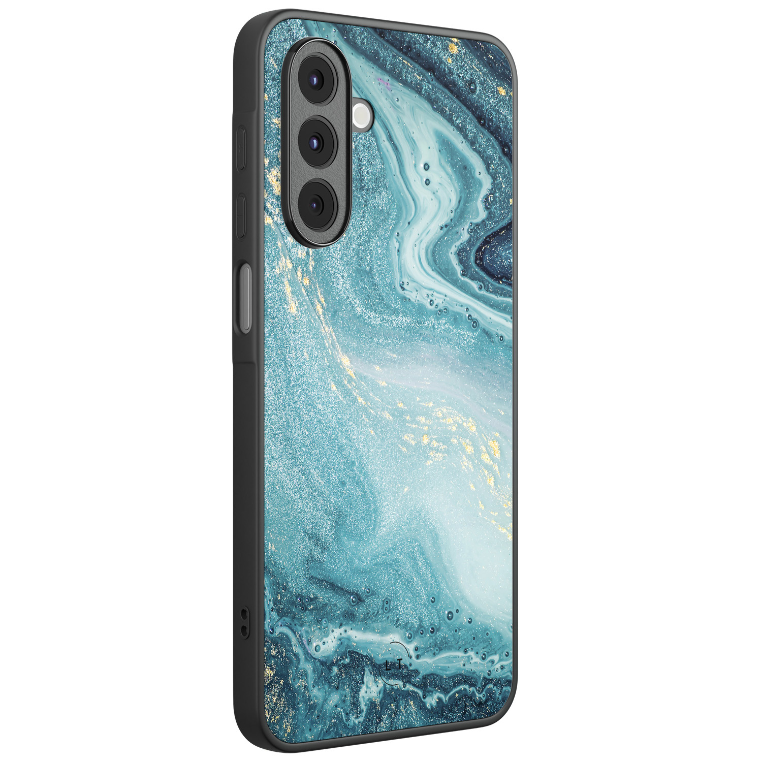 Leuke Telefoonhoesjes Samsung Galaxy A16 backcover hoesje - Marmer blauw