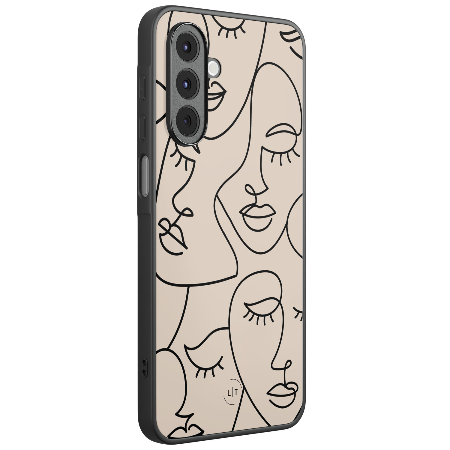 Leuke Telefoonhoesjes Samsung Galaxy A16 backcover hoesje - Abstract faces