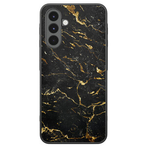 Leuke Telefoonhoesjes Samsung Galaxy A16 backcover hoesje - Marmer zwart goud
