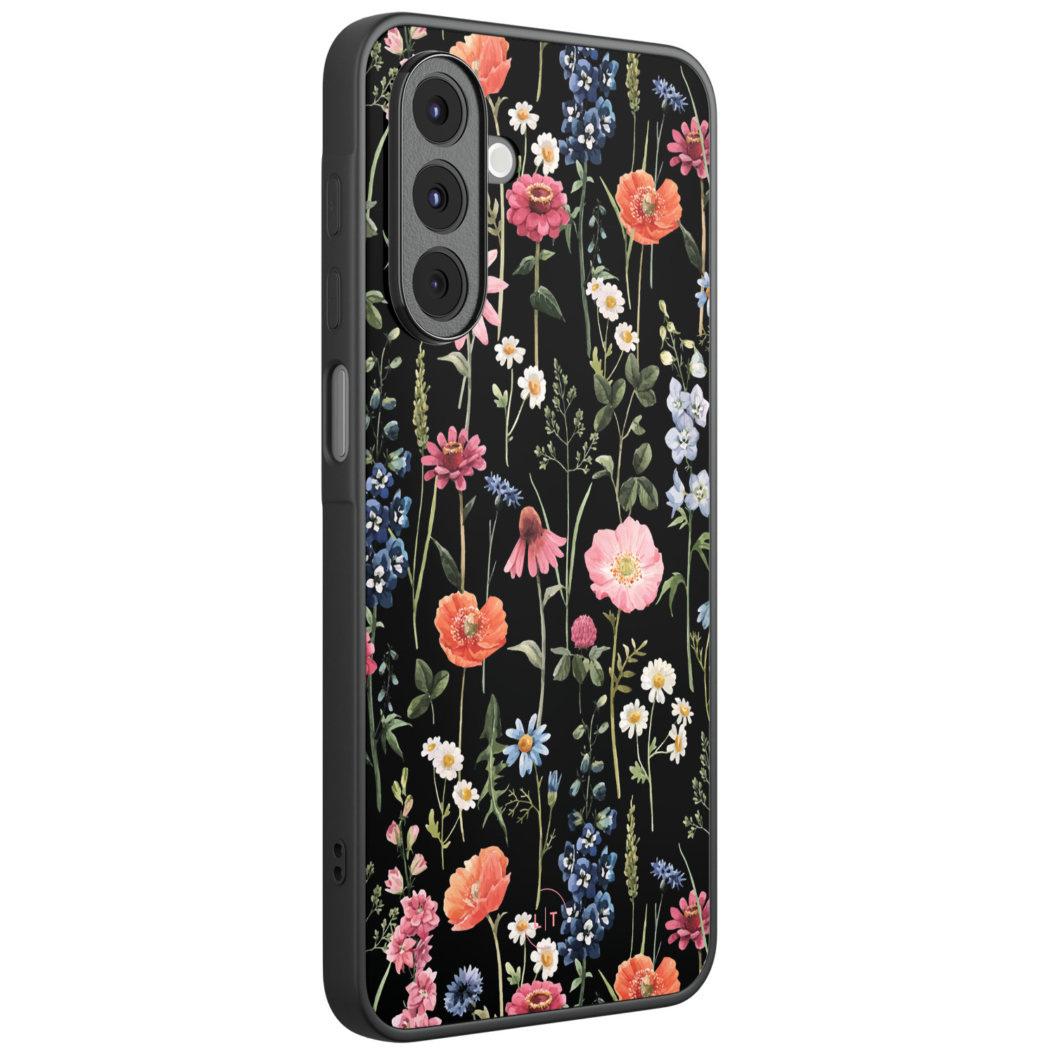 Leuke Telefoonhoesjes Samsung Galaxy A16 backcover hoesje - Dark flowers