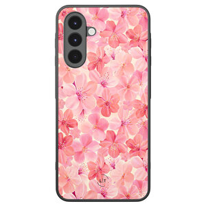 Leuke Telefoonhoesjes Samsung Galaxy A16 backcover hoesje - Pink flowers