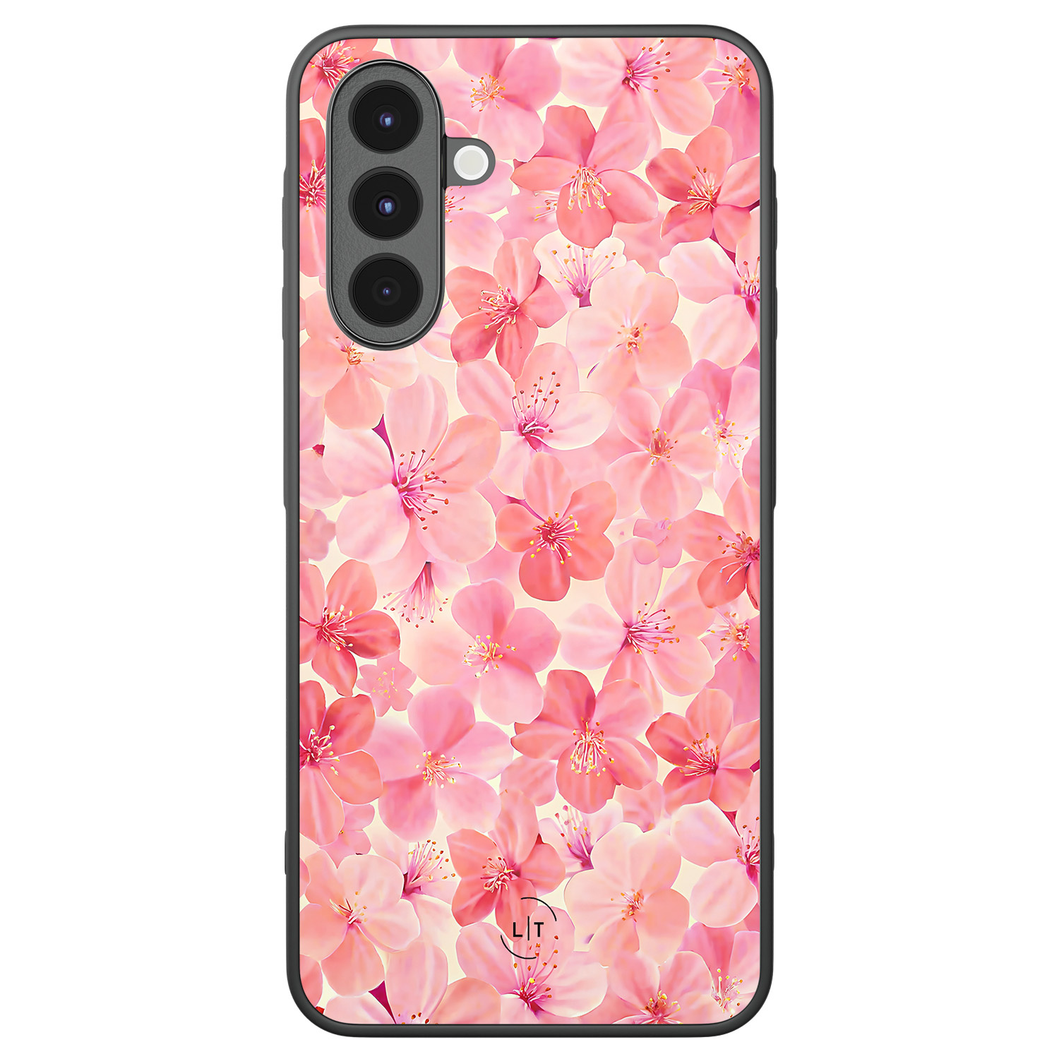 Leuke Telefoonhoesjes Samsung Galaxy A16 backcover hoesje - Pink flowers