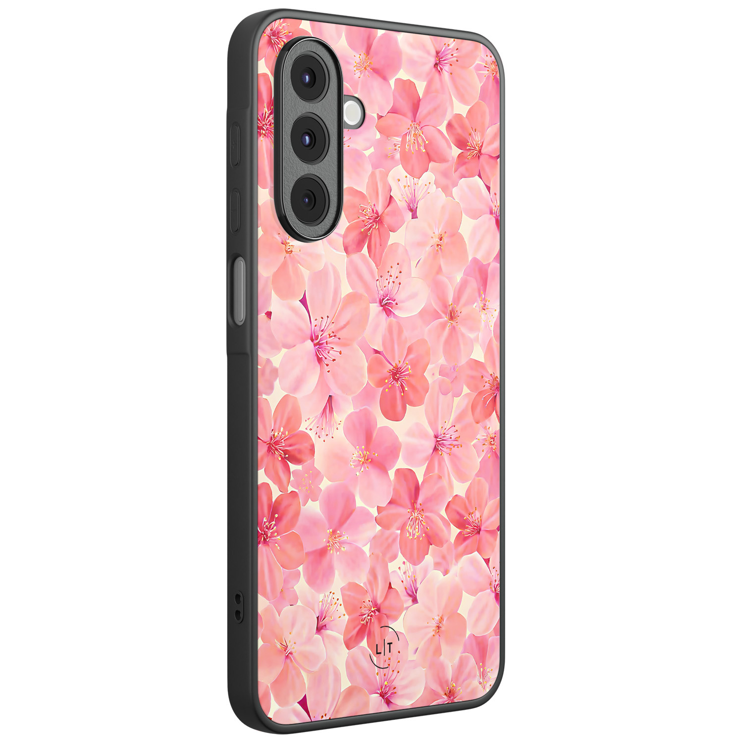 Leuke Telefoonhoesjes Samsung Galaxy A16 backcover hoesje - Pink flowers