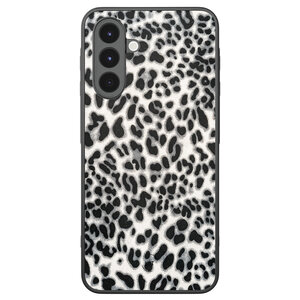 Leuke Telefoonhoesjes Samsung Galaxy A16 backcover hoesje - Luipaard grijs