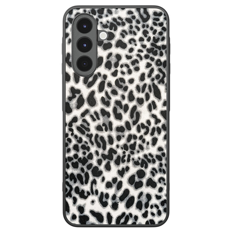 Leuke Telefoonhoesjes Samsung Galaxy A16 backcover hoesje - Luipaard grijs