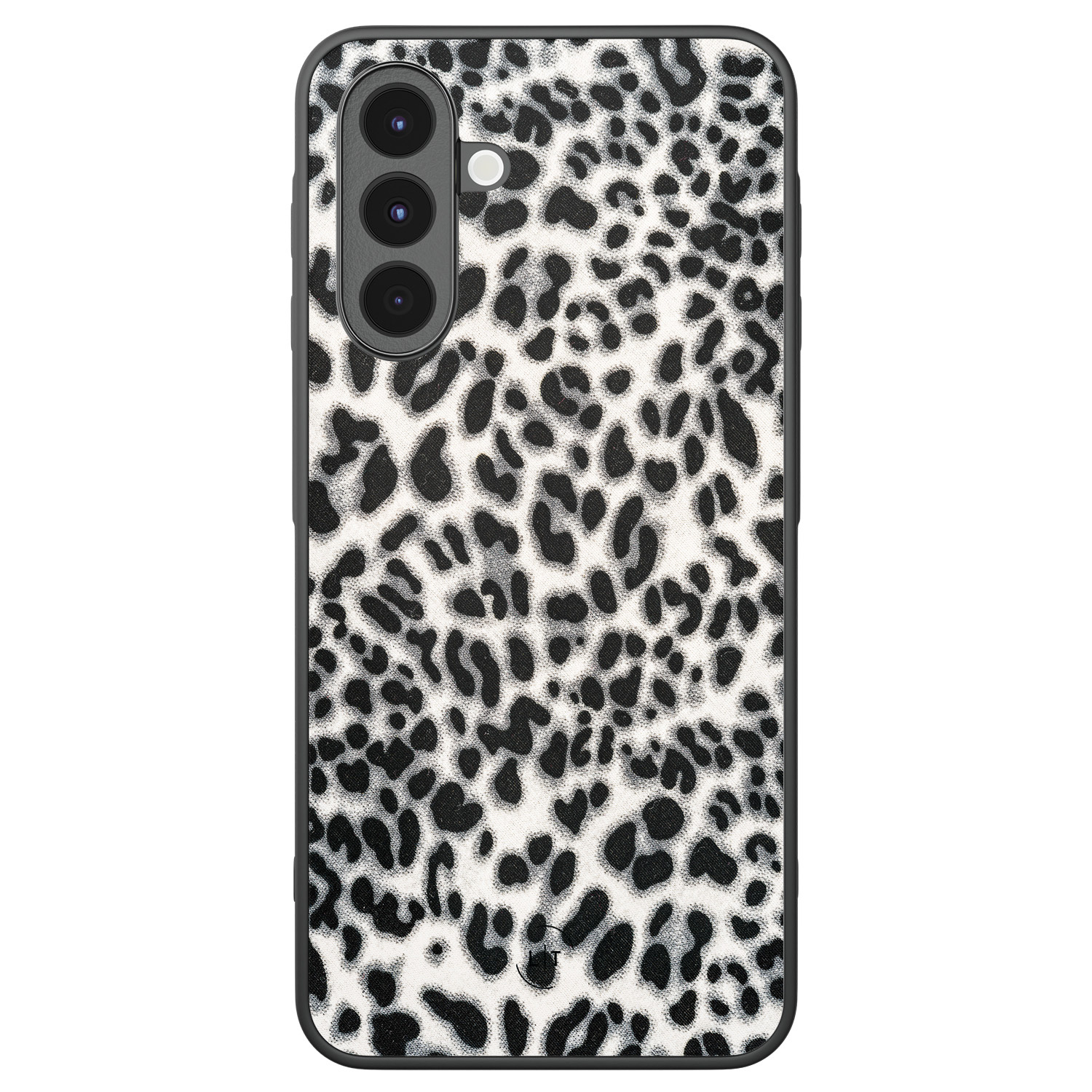 Leuke Telefoonhoesjes Samsung Galaxy A16 backcover hoesje - Luipaard grijs