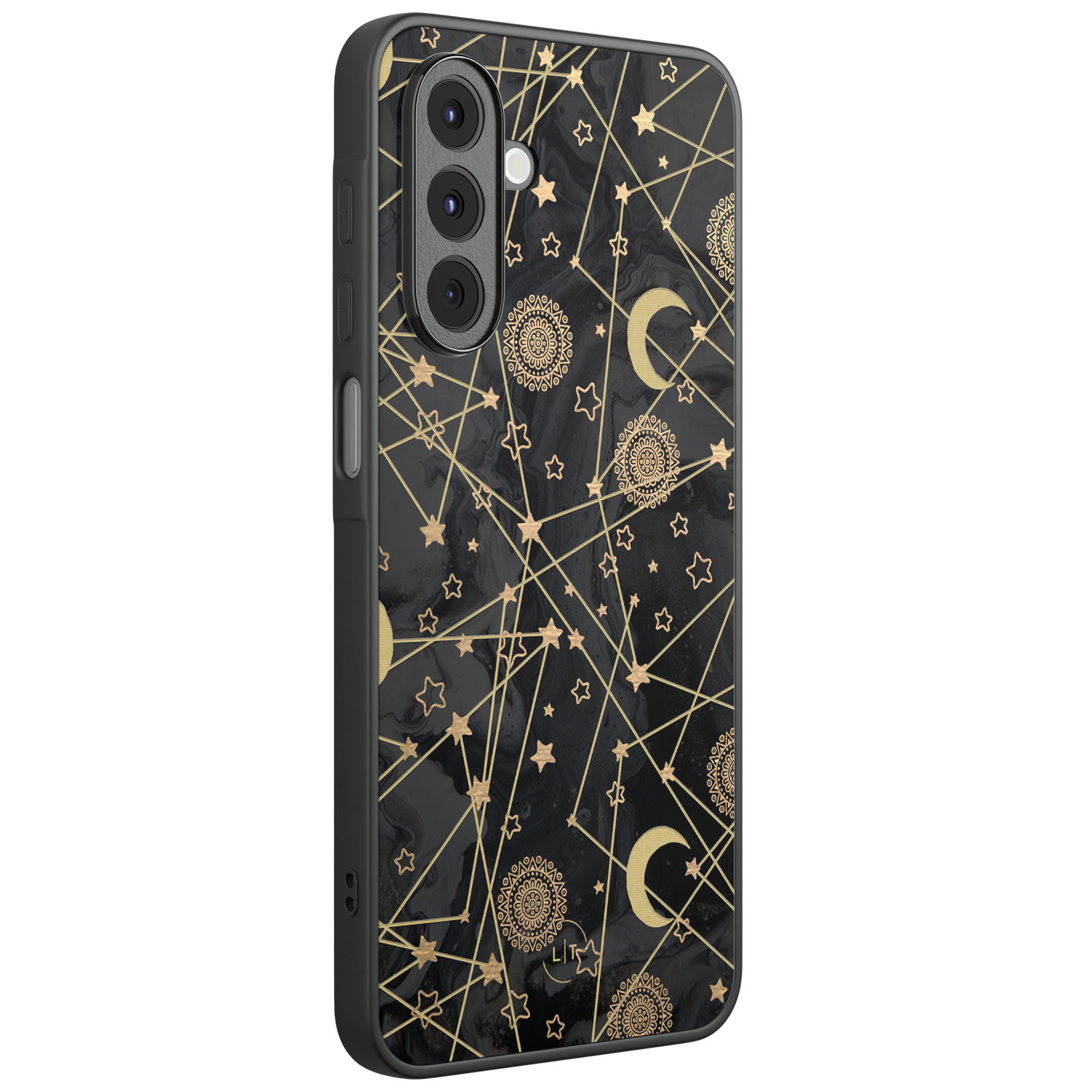 Leuke Telefoonhoesjes Samsung Galaxy A16 backcover hoesje - Sun, moon, stars