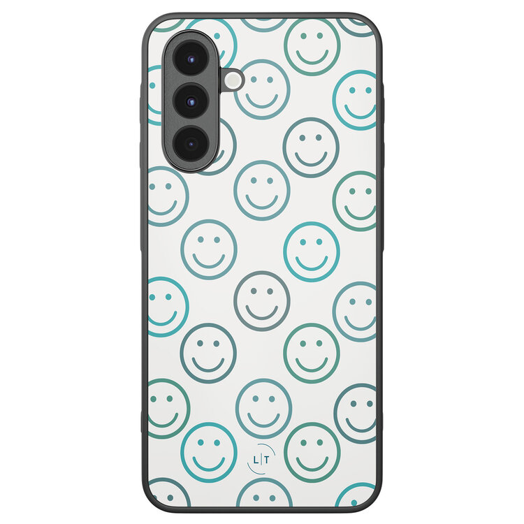 Leuke Telefoonhoesjes Samsung Galaxy A16 backcover hoesje - Happy faces