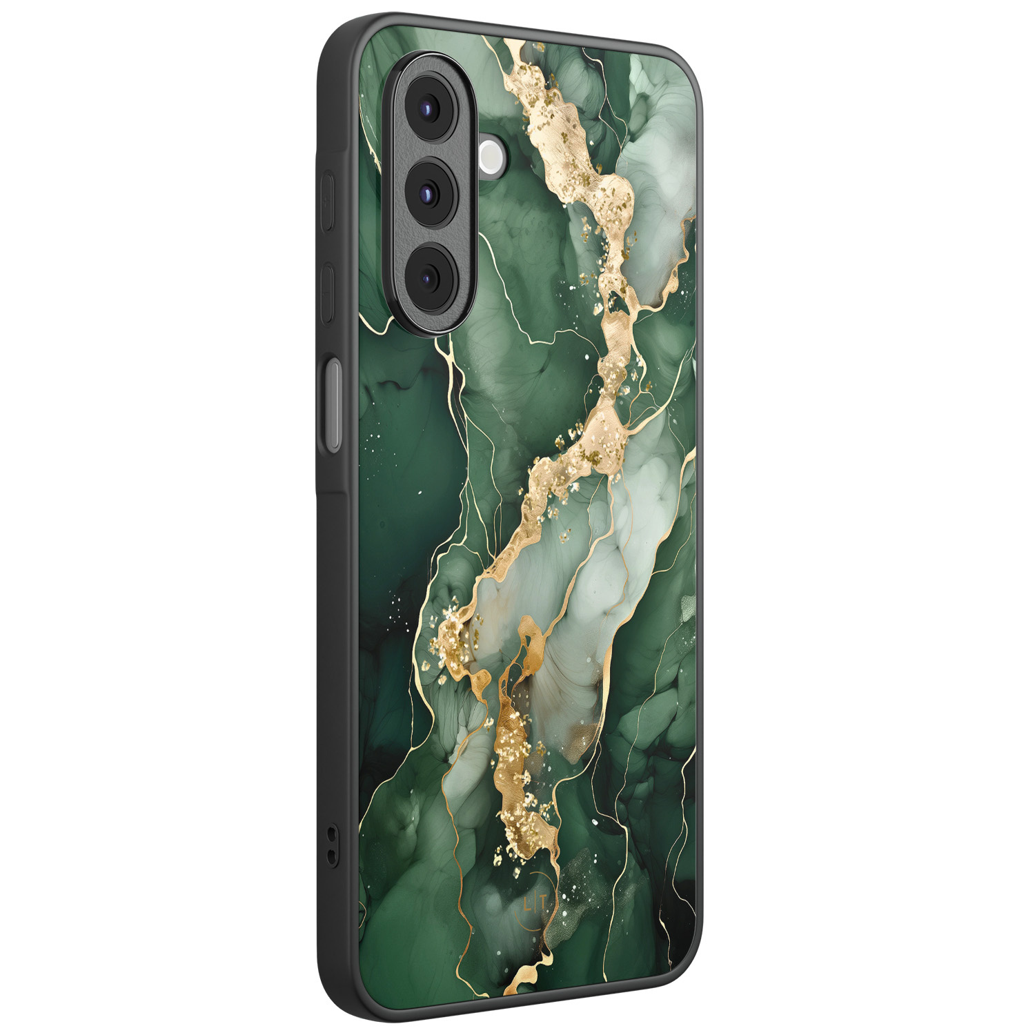 Leuke Telefoonhoesjes Samsung Galaxy A16 backcover hoesje - Marmer groen goud