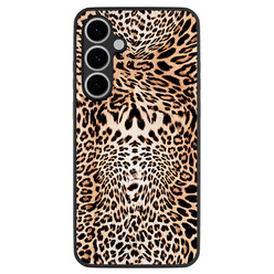 Leuke Telefoonhoesjes Samsung Galaxy S24 FE backcover hoesje - Luipaardprint