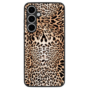 Leuke Telefoonhoesjes Samsung Galaxy S24 FE backcover hoesje - Luipaardprint