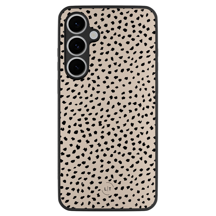 Leuke Telefoonhoesjes Samsung Galaxy S24 FE backcover hoesje - Almond dots