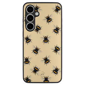 Leuke Telefoonhoesjes Samsung Galaxy S24 FE backcover hoesje - Bee happy