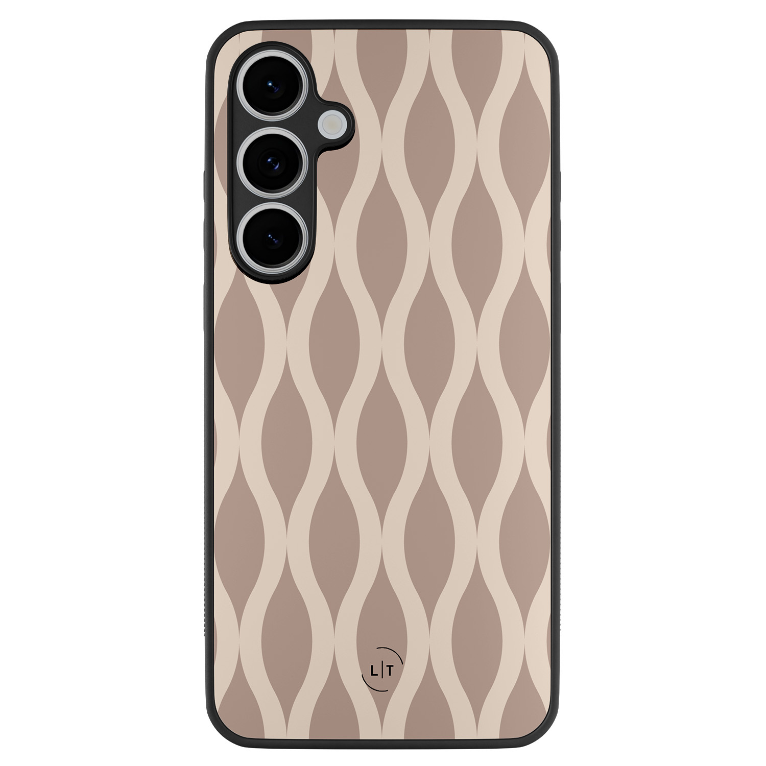 Leuke Telefoonhoesjes Samsung Galaxy S24 FE backcover hoesje - Abstract beige