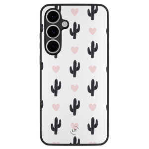 Leuke Telefoonhoesjes Samsung Galaxy S24 FE backcover hoesje - Cactus love