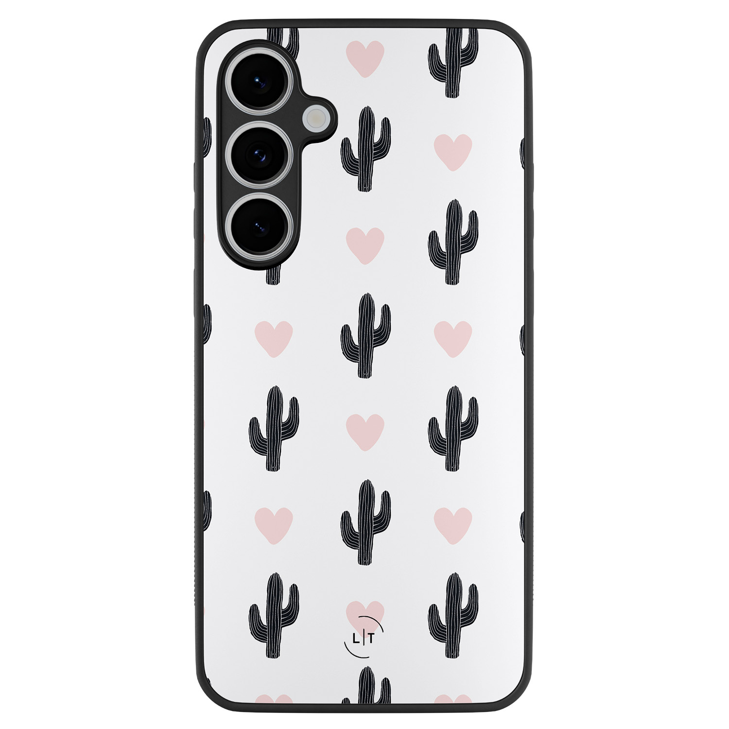 Leuke Telefoonhoesjes Samsung Galaxy S24 FE backcover hoesje - Cactus love