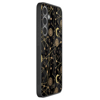 Leuke Telefoonhoesjes Samsung Galaxy S24 FE backcover hoesje - Sun, moon, stars