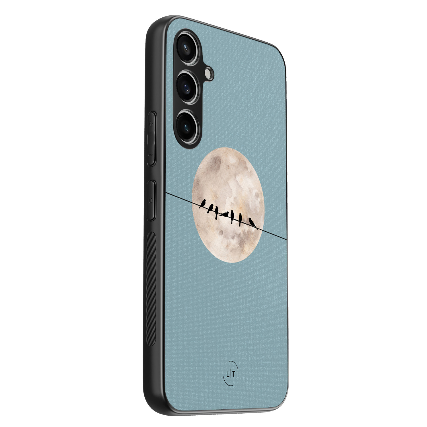 Leuke Telefoonhoesjes Samsung Galaxy S23 FE backcover hoesje - Moon birds