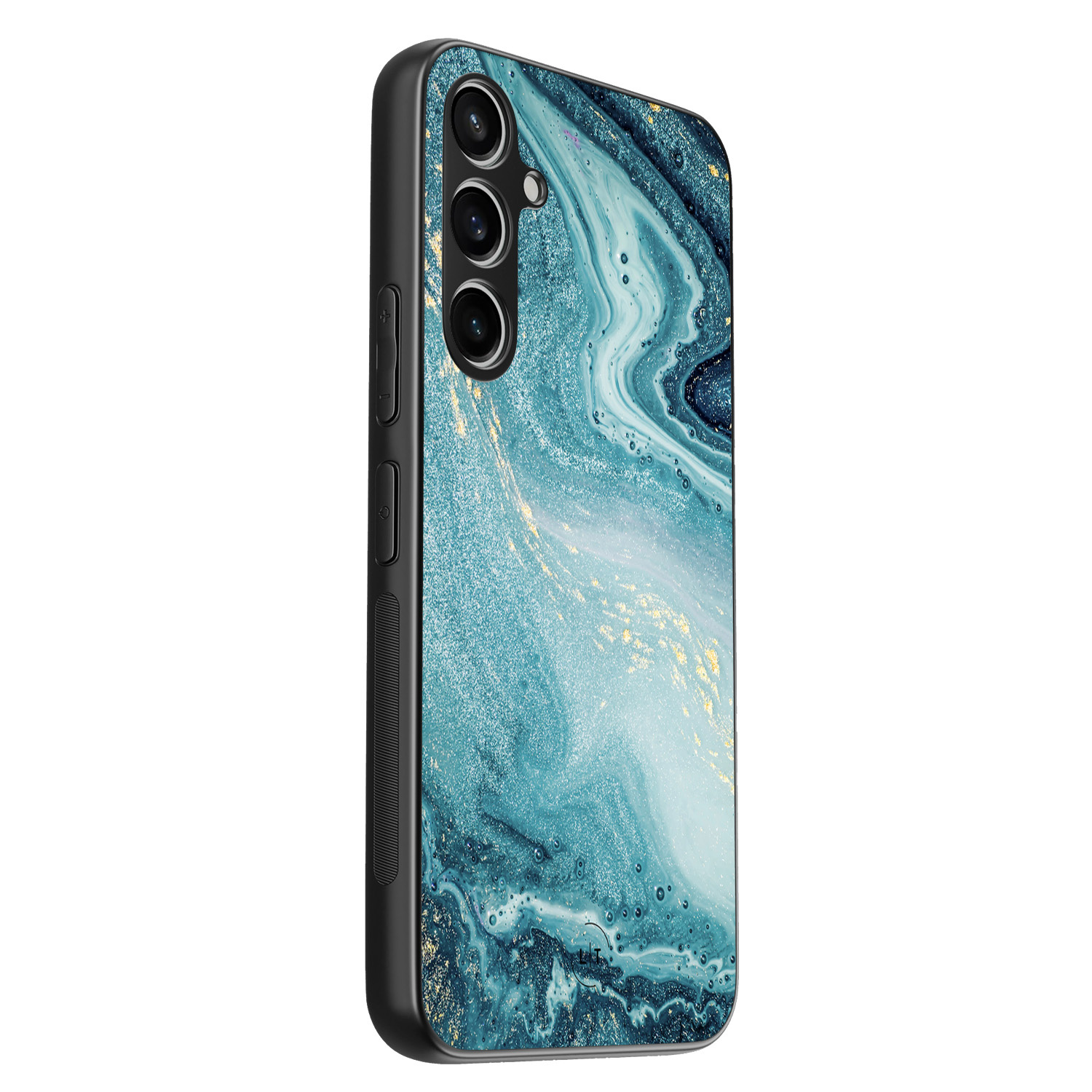 Leuke Telefoonhoesjes Samsung Galaxy S23 FE backcover hoesje - Marmer blauw