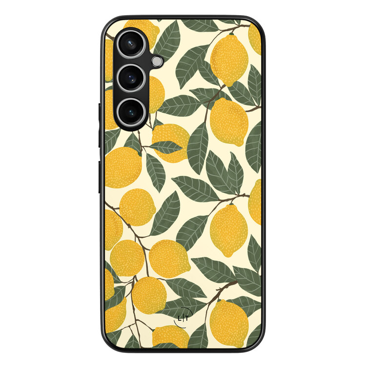 Leuke Telefoonhoesjes Samsung Galaxy S23 FE backcover hoesje - Citroenen