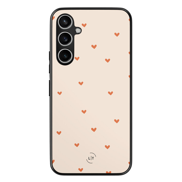 Leuke Telefoonhoesjes Samsung Galaxy S23 FE backcover hoesje - Cute hearts
