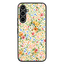 Leuke Telefoonhoesjes Samsung Galaxy S23 FE backcover hoesje - Lovely flowers