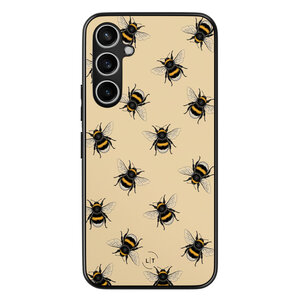 Leuke Telefoonhoesjes Samsung Galaxy S23 FE backcover hoesje - Bee happy