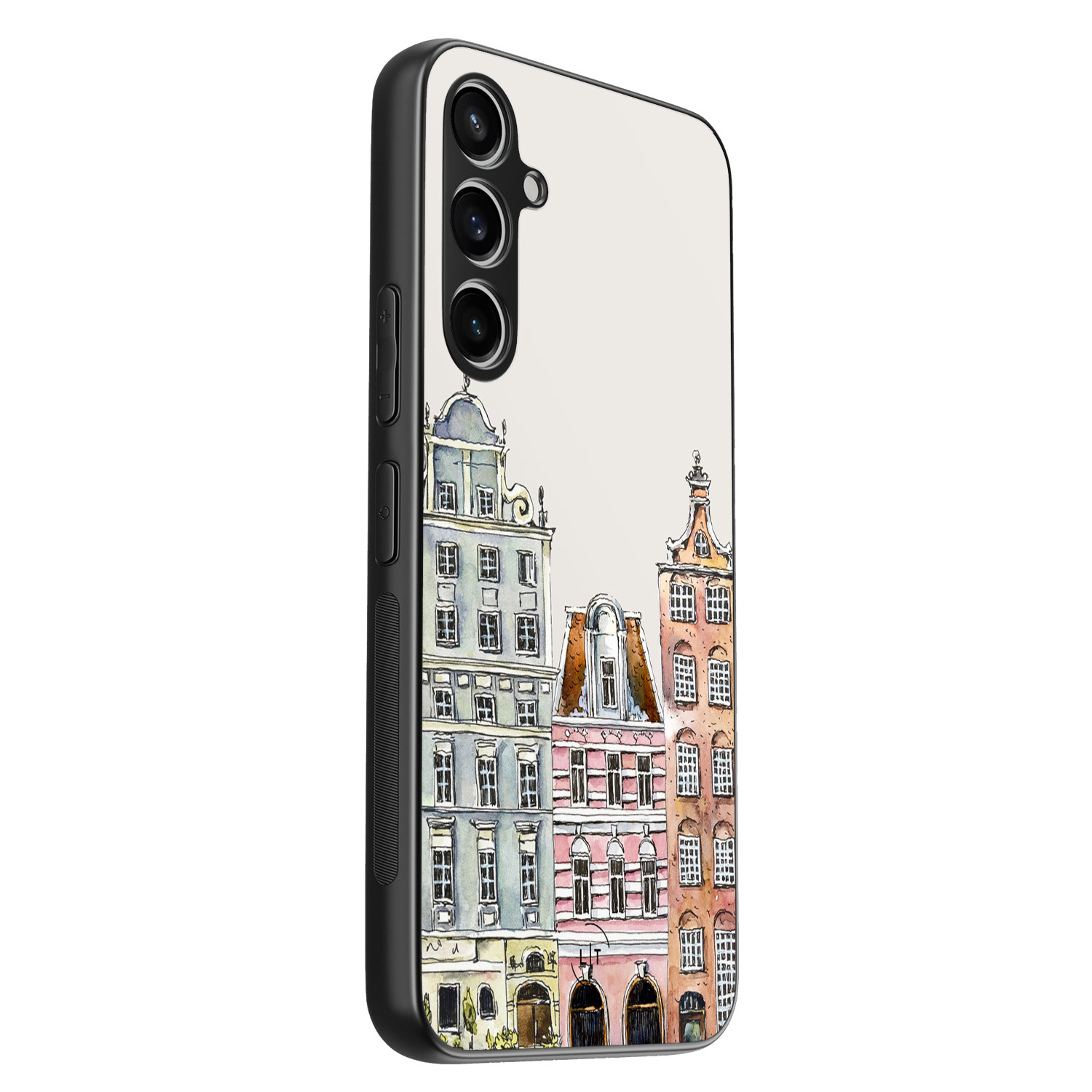 Leuke Telefoonhoesjes Samsung Galaxy S23 FE backcover hoesje - Grachtenpandjes