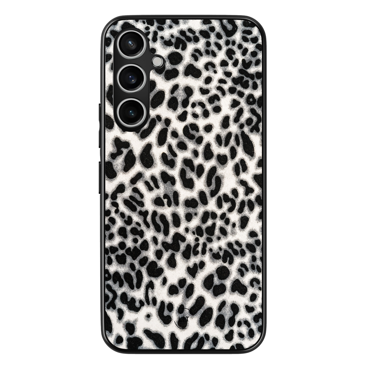Leuke Telefoonhoesjes Samsung Galaxy S23 FE backcover hoesje - Luipaard grijs