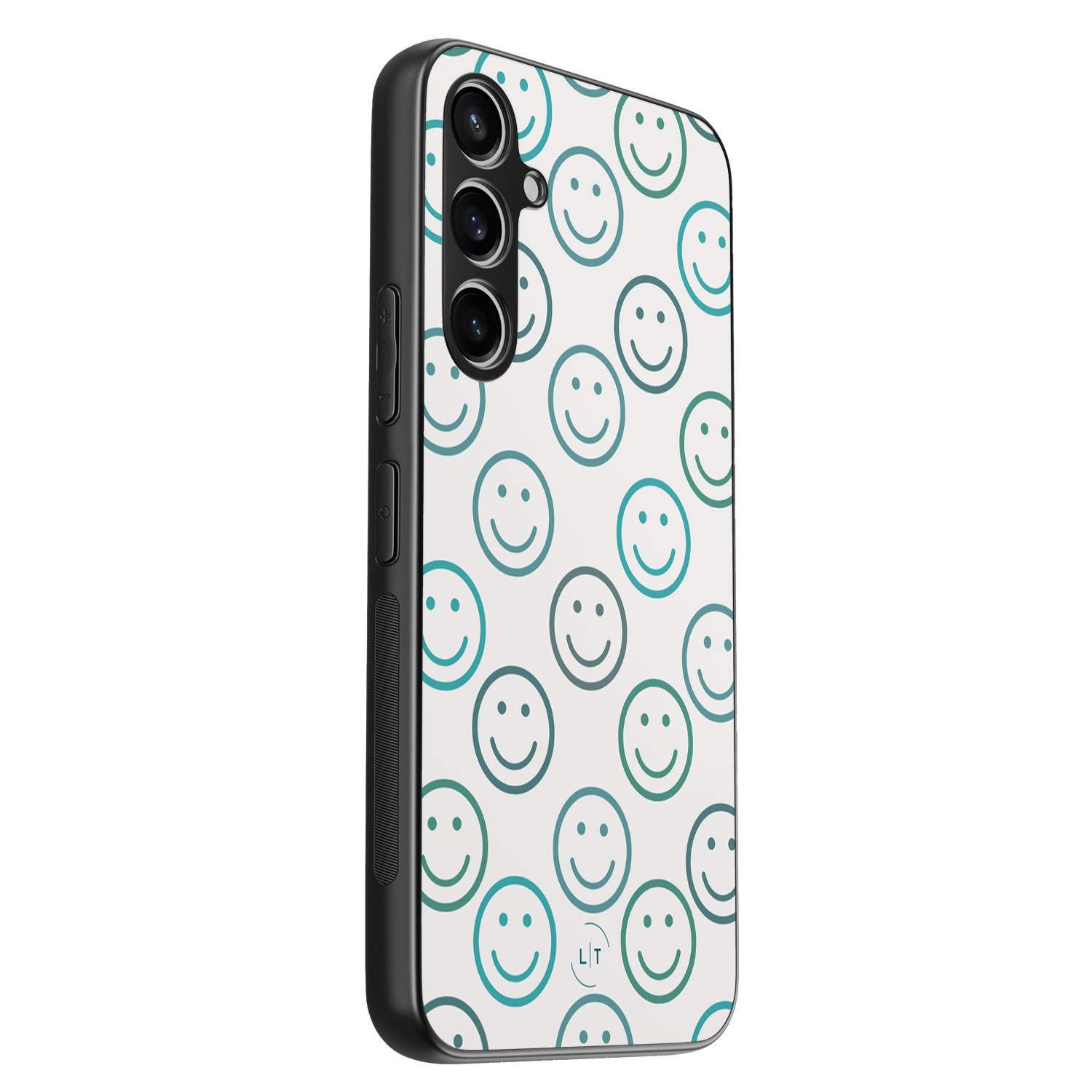 Leuke Telefoonhoesjes Samsung Galaxy S23 FE backcover hoesje - Happy faces