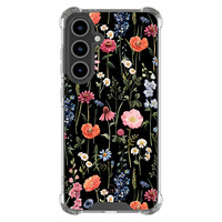 Leuke Telefoonhoesjes Samsung Galaxy S25 FE shockproof case - Dark flowers