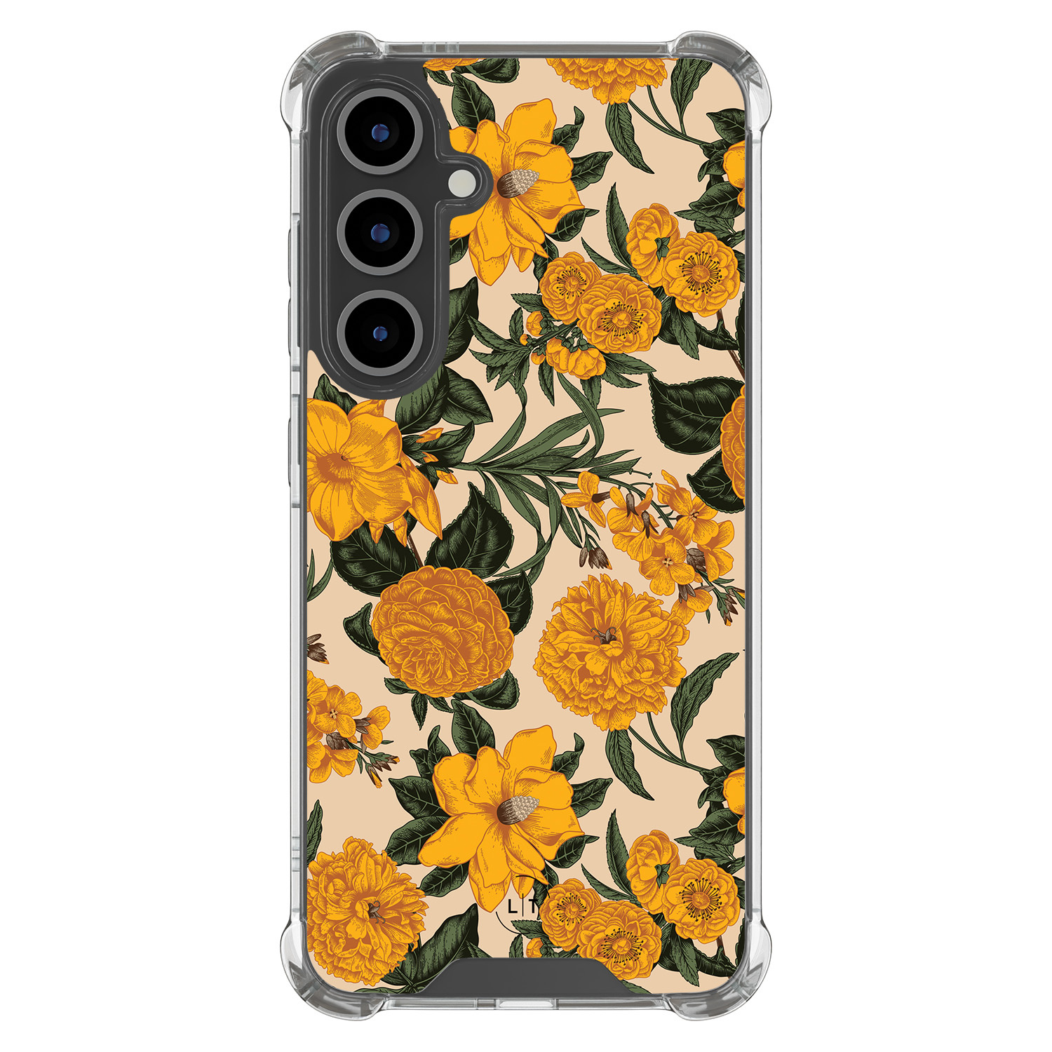 Leuke Telefoonhoesjes Samsung Galaxy S25 FE shockproof case - Retro flowers