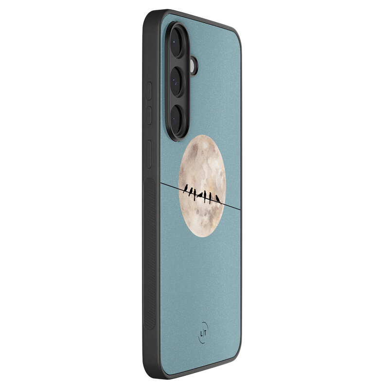 Leuke Telefoonhoesjes Samsung Galaxy S25 FE backcover hoesje - Moon birds