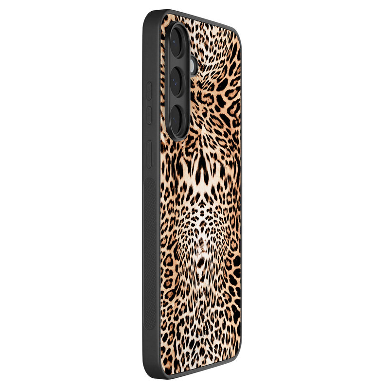 Leuke Telefoonhoesjes Samsung Galaxy S25 FE backcover hoesje - Luipaardprint