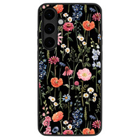 Leuke Telefoonhoesjes Samsung Galaxy S25 FE backcover hoesje - Dark flowers