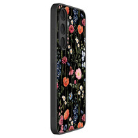 Leuke Telefoonhoesjes Samsung Galaxy S25 FE backcover hoesje - Dark flowers