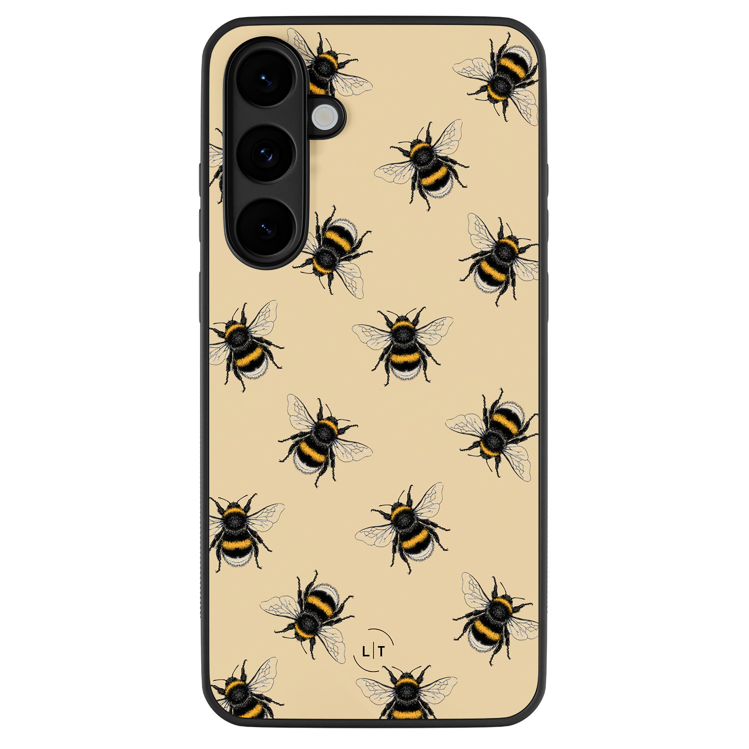 Leuke Telefoonhoesjes Samsung Galaxy S25 FE backcover hoesje - Bee happy