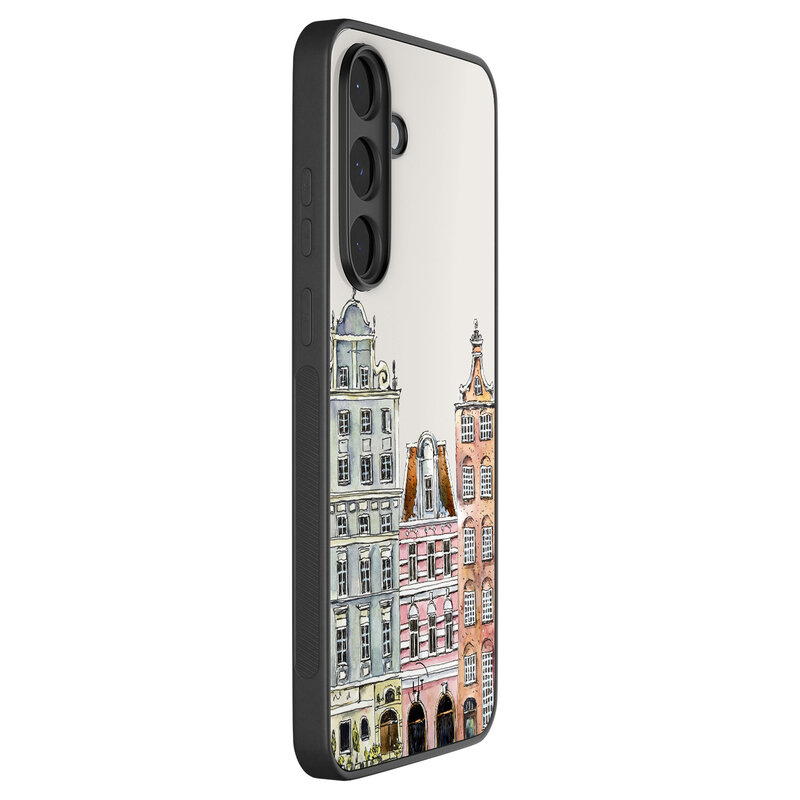 Leuke Telefoonhoesjes Samsung Galaxy S25 FE backcover hoesje - Grachtenpandjes