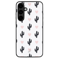 Leuke Telefoonhoesjes Samsung Galaxy S25 FE backcover hoesje - Cactus love