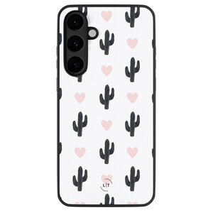 Leuke Telefoonhoesjes Samsung Galaxy S25 FE backcover hoesje - Cactus love