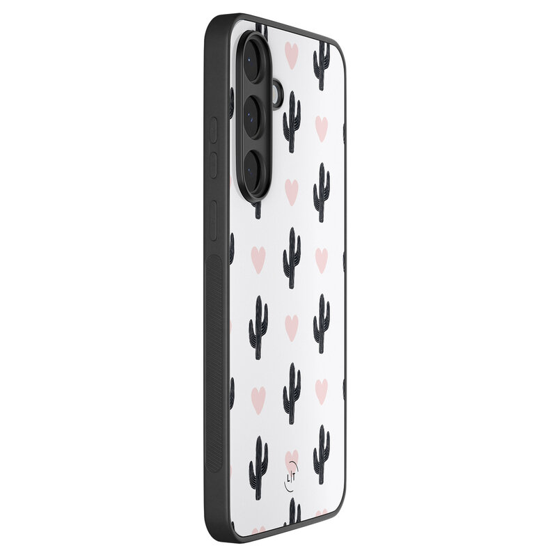 Leuke Telefoonhoesjes Samsung Galaxy S25 FE backcover hoesje - Cactus love